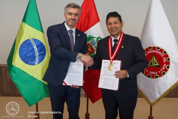 CIP LIMA y CONFEA firman convenio para impulsar la colaboración entre ingenieros de Perú y Brasil
