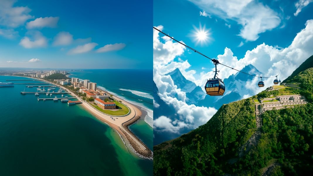 Península Callao, teleférico Choquequirao