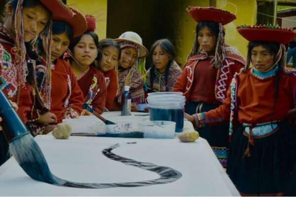 500 Trazos: el Perú se dibuja a sí mismo en una obra monumental del artista chino Wu Jian’an