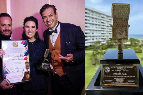 Margarita Pasos recibe el Micrófono de Oro y sigue tocando corazones con su gira “Yo Pude, ¡Tú Puedes! 2.0”