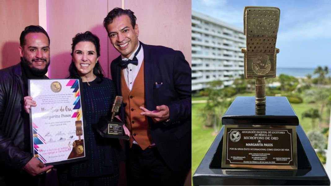 Margarita Pasos recibe el Micrófono de Oro y sigue tocando corazones con su gira “Yo Pude, ¡Tú Puedes! 2.0”
