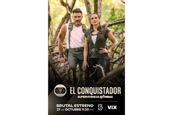 Julián Gil y Valeria Marín estrenan el reality de supervivencia más extremo del mundo: El Conquistador, el riesgo es real