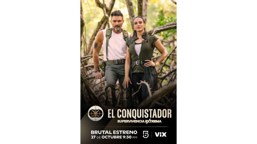Julián Gil y Valeria Marín estrenan el reality de supervivencia más extremo del mundo: El Conquistador, el riesgo es real