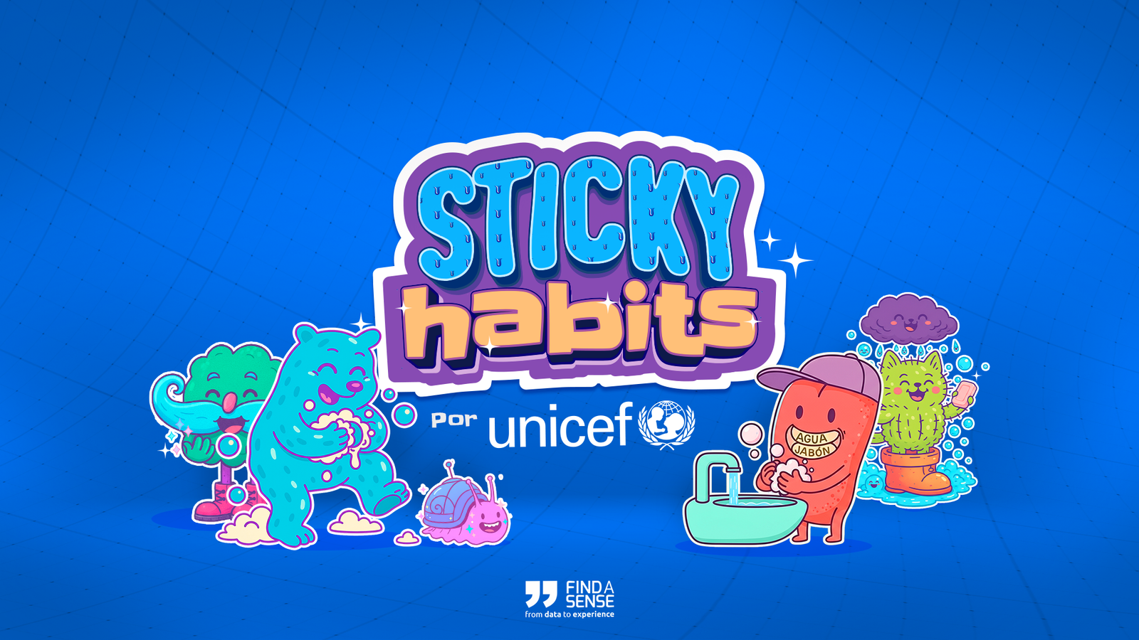 Llega “Hábitos Pegajosos”: una iniciativa de Unicef y Findasense que promueve el lavado de manos con agua y jabón en las niñas y los niños