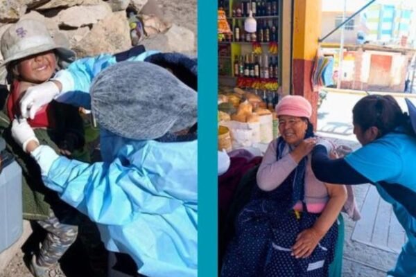 Minsa: 100 % de niños menores de 5 años vacunados contra influenza y neumonía en distritos priorizados por heladas y friaje