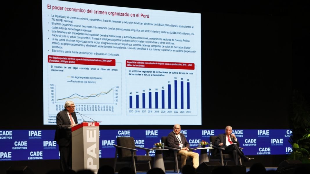 Crimen organizado frena el desarrollo: especialistas llaman a recuperar la autoridad en CADE Ejecutivos 2025