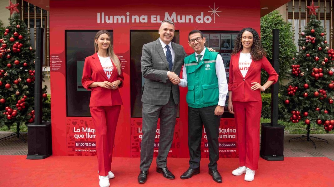 Lima se suma a la red mundial de Giving Machines con el lanzamiento de “La máquina que Ilumina”