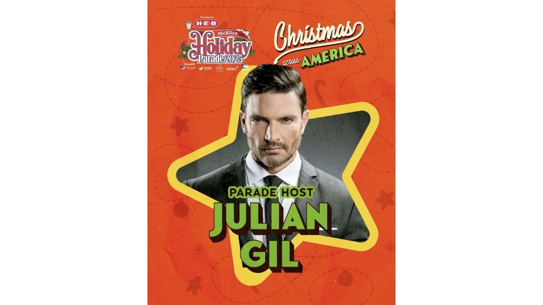 Julián Gil enciende la Navidad en "McAllen Holiday Parade 2025"
