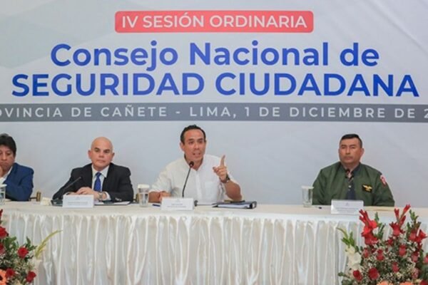 MTC refuerza acciones contra la extorsión y la inseguridad durante la IV Sesión Ordinaria del CONASEC 2025 en Cañete