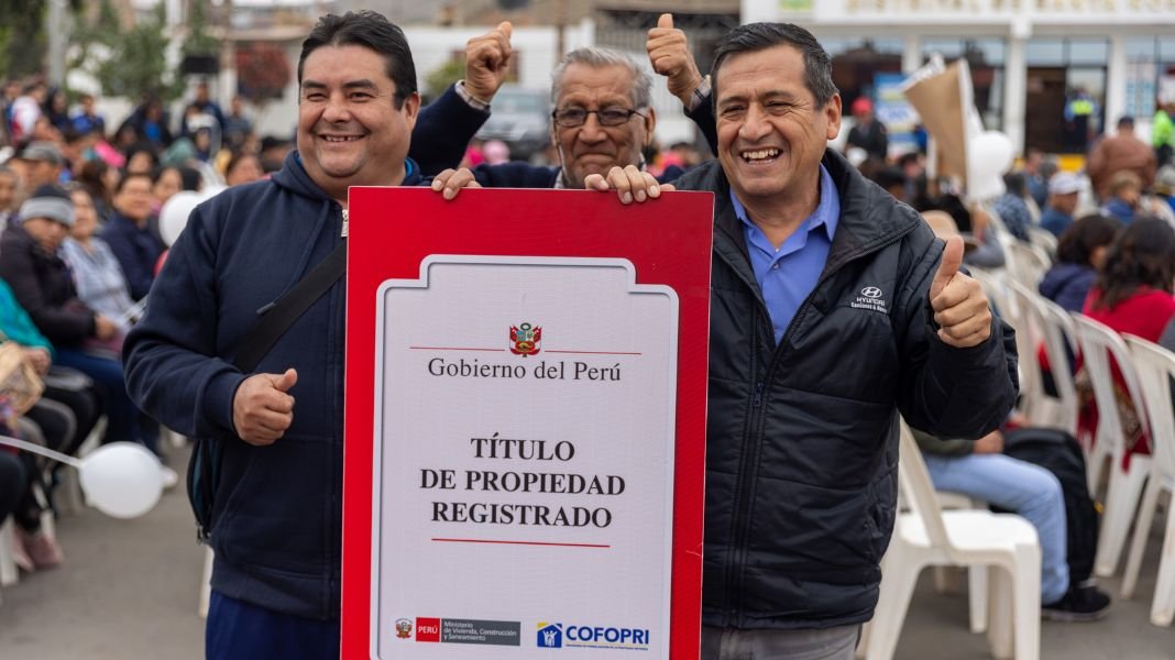 Cofopri inicia jornada de empadronamiento en beneficio de más de 900 familias en Lima