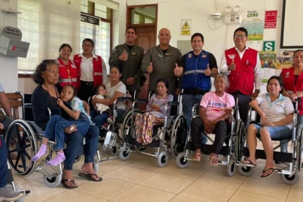 Midis y Rotary Club Iquitos entregan 21 sillas de ruedas a personas con discapacidad en comunidades nativas de Loreto