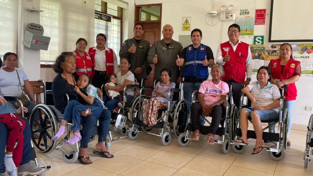 Midis y Rotary Club Iquitos entregan 21 sillas de ruedas a personas con discapacidad en comunidades nativas de Loreto