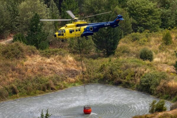 Ecocopter by Helisul ya desplegó su flota de helicópteros para combatir los incendios forestales en Chile en la temporada 2025-2026