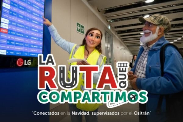 Ositrán lanza campaña navideña “La Ruta que Compartimos” para promover el uso responsable de las infraestructuras de transporte de uso público