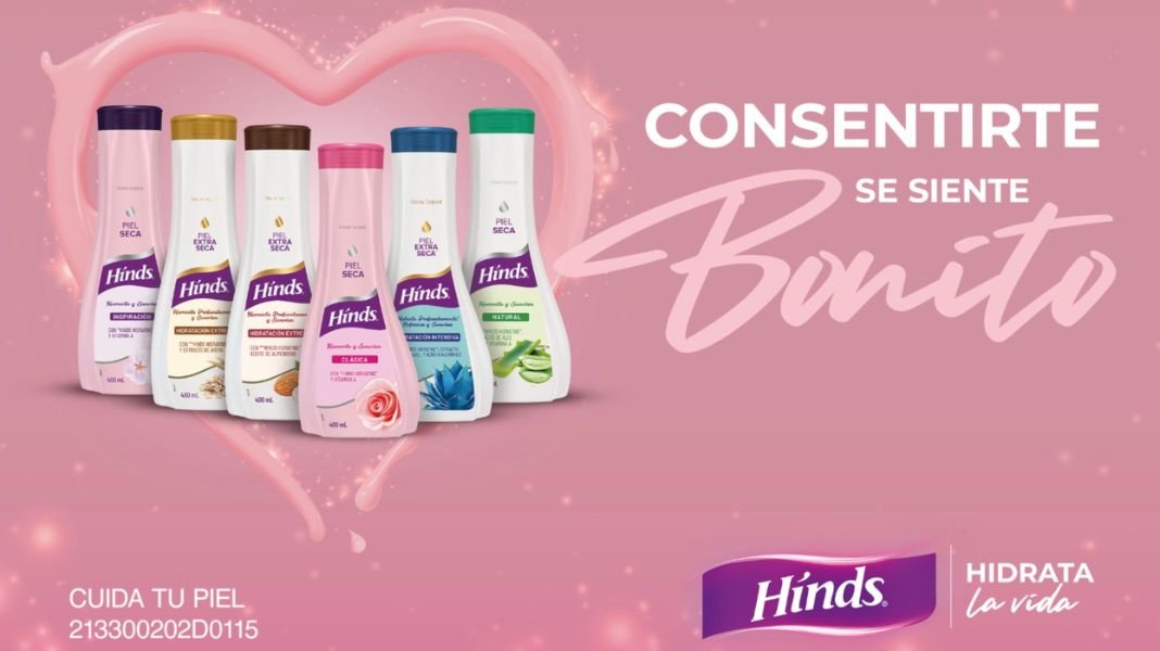 Hinds busca conectar emocionalmente con las consumidoras mexicanas a través de su nueva campaña “Consentirte se siente bonito”