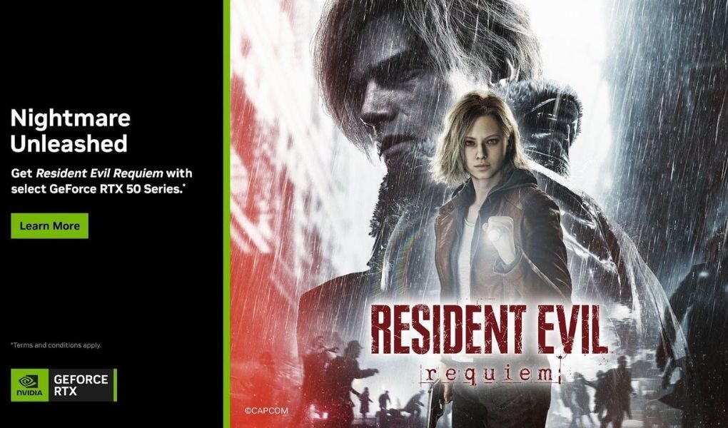 NVIDIA anuncia el bundle de Resident Evil Requiem con GeForce RTX Serie 50