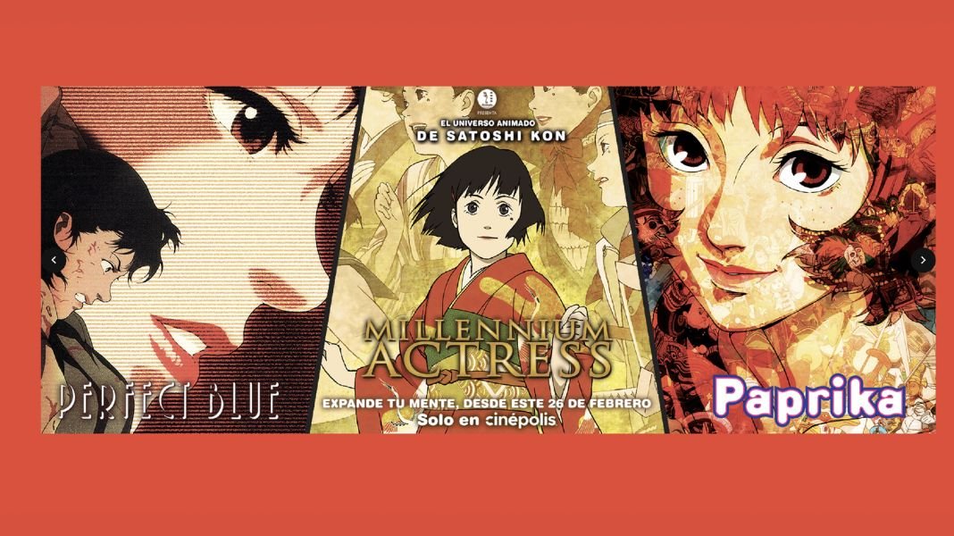 El Universo Animado de Satoshi Kon llega a cines el 26 de febrero con "Perfect Blue", "Millennium Actress" y "Paprika"
