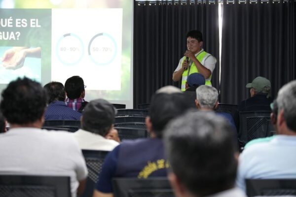Más de 170 agricultores capacitados en gestión sostenible del agua en Áncash y La Libertad
