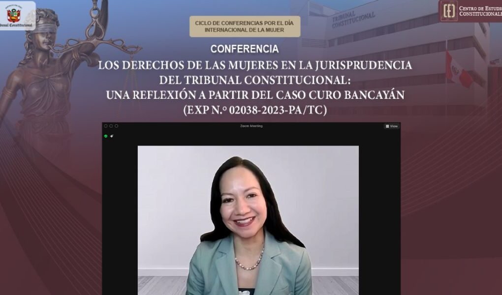 Tribunal Constitucional inició el ciclo de conferencias sobre los derechos de las mujeres en la jurisprudencia