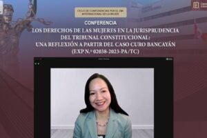 Tribunal Constitucional inició el ciclo de conferencias sobre los derechos de las mujeres en la jurisprudencia