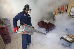 Piura: Minsa despliega 22 fumigadores para acabar con el zancudo transmisor del dengue en zonas afectadas por lluvias
