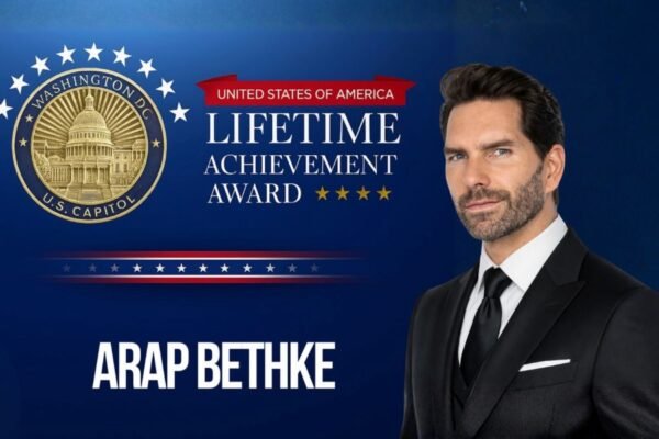 Arap Bethke es honrado con el U.S. Capitol Lifetime Achievement Award y “The Capitol Medal” por su liderazgo e impacto social