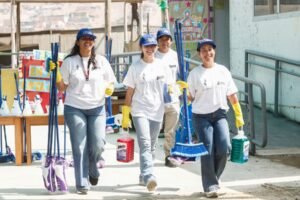 Sapolio Profesional y Water For People impulsan voluntariado corporativo para fortalecer la higiene y el saneamiento en las escuelas