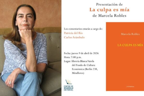 Marcela Robles presenta su libro La culpa es mía