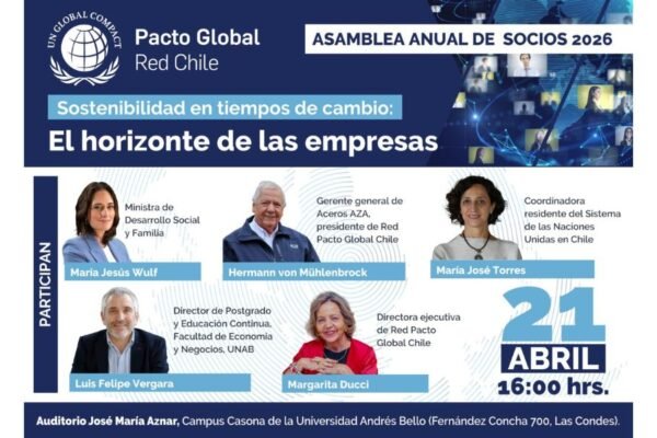 Pacto Global Chile convoca a su Asamblea Anual de Socios 2026