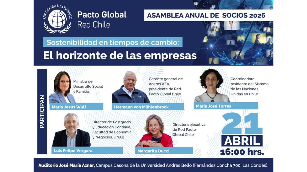 Pacto Global Chile convoca a su Asamblea Anual de Socios 2026