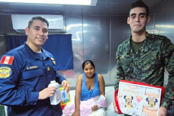 Loreto: Gestante da a luz a orillas del río Morona tras atención oportuna de médicos de la PIAS