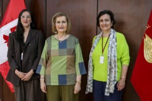 Presidenta del TC Luz Pacheco recibió a codirectora del Observatorio Complutense de la Desinformación, Loreto Corredoira