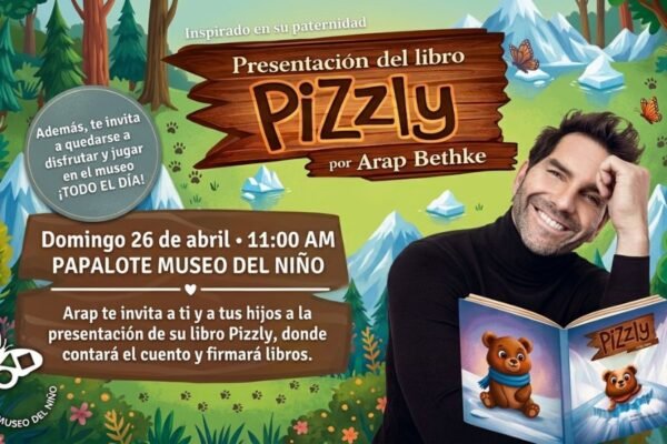 Arap Bethke debuta como autor infantil con 'Pizzly', una historia de identidad llena de valores y aventura