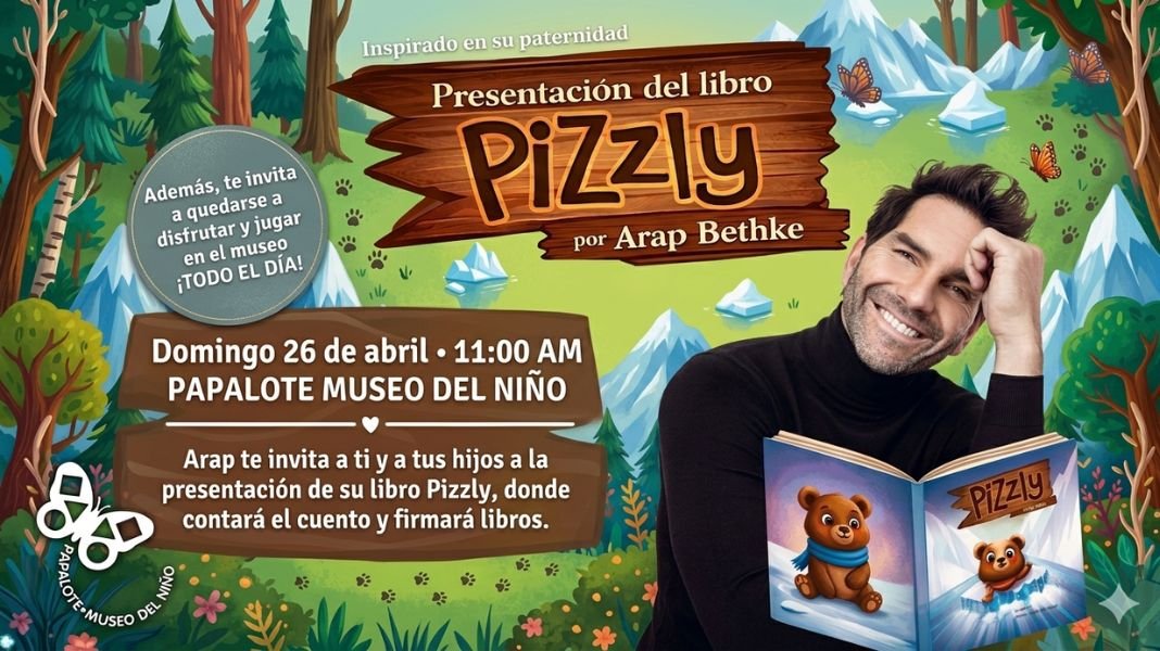Arap Bethke debuta como autor infantil con 'Pizzly', una historia de identidad llena de valores y aventura