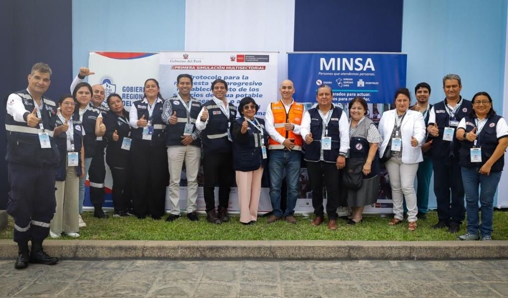 Ministerio de Salud fortalece su preparación ante emergencias y desastres con simulación multisectorial