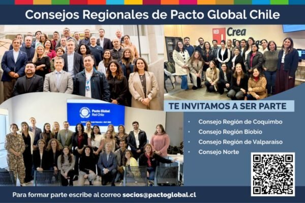 Pacto Global Chile impulsa trabajo territorial y colaborativo en 2026 a través de sus Consejos Regionales