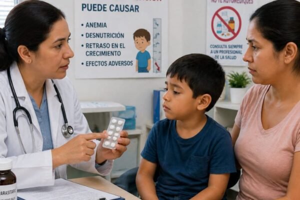 Ministerio de Salud: la automedicación en casos de parasitosis infantil puede causar anemia y desnutrición