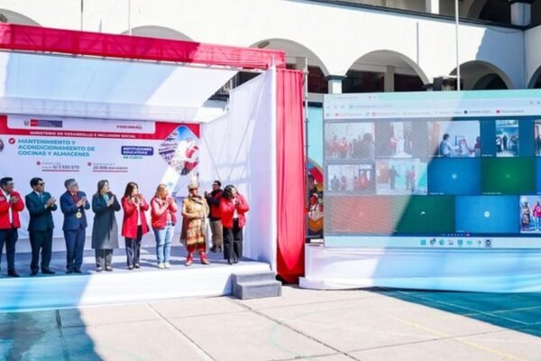 Midis inaugura modernas cocinas y almacenes en 129 instituciones educativas en beneficio de más de 78 mil escolares