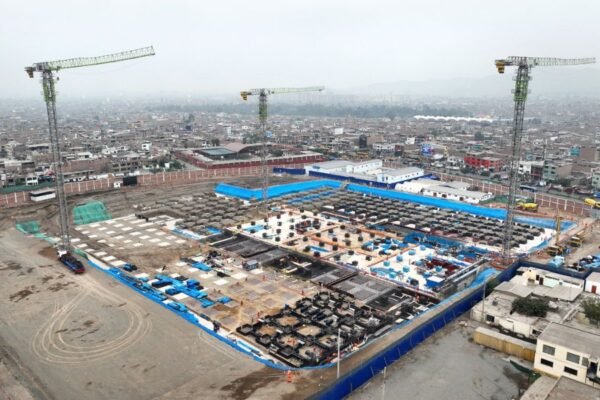 Minsa: nuevo Hospital Nacional Sergio E. Bernales avanza con la cimentación del edificio principal