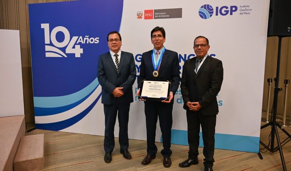SBN es premiada como ‘Socio Estratégico’ del Instituto Geofísico del Perú
