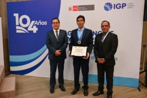 SBN es premiada como ‘Socio Estratégico’ del Instituto Geofísico del Perú