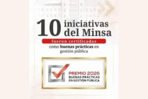 Diez iniciativas del Ministerio de Salud son certificadas como Buenas Prácticas por mejorar la atención al ciudadano