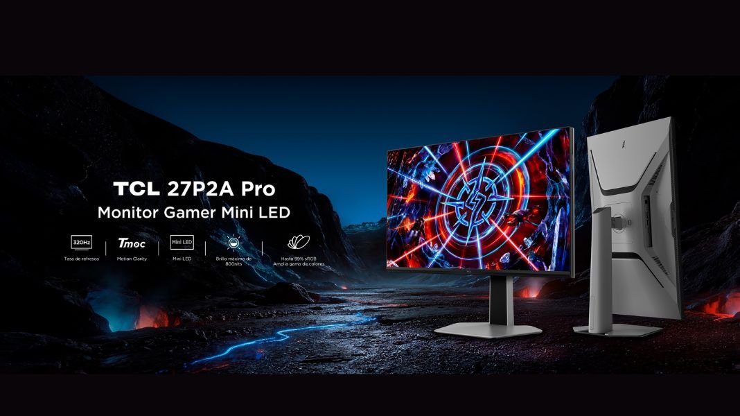 TCL lanza en Perú el P2A Pro: el monitor gamer Mini LED que potencia el rendimiento y la claridad de movimiento en juegos intensos
