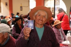 Cerca de 1700 adultos mayores de Junín cobran anticipadamente Pensión 65 tras la emergencia por sismo