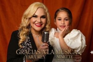 Con solo 5 aňos, Ninette “La Princesita de la Canción”, hace su debut en televisión internacional junto a Yara Rey