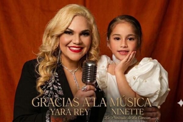 Con solo 5 aňos, Ninette “La Princesita de la Canción”, hace su debut en televisión internacional junto a Yara Rey