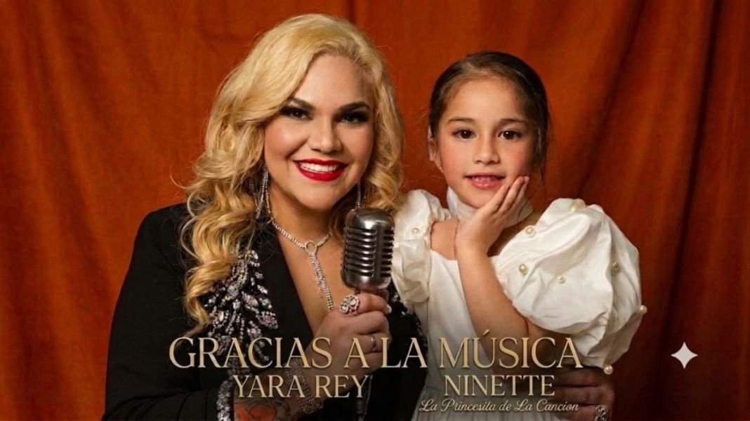 Con solo 5 aňos, Ninette “La Princesita de la Canción”, hace su debut en televisión internacional junto a Yara Rey