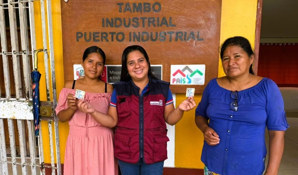 Comunidades nativas del distrito de Pastaza acceden gratis a DNI en Tambo Puerto Industrial