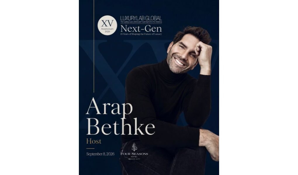 Arap Bethke conducirá el LuxuryLab Global 2026 que reunirá a los protagonistas del lujo, en su XV edición