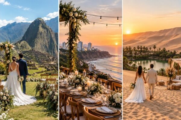 Bodas destino ganan espacio en Perú: los lugares preferidos y las nuevas tendencias